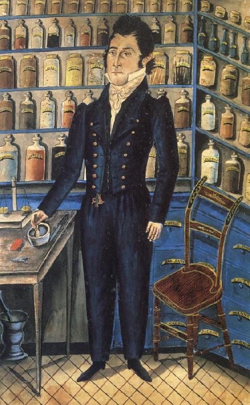 Jacob Maentel Portrait of Dr.Christian Bucher Norge oil painting art